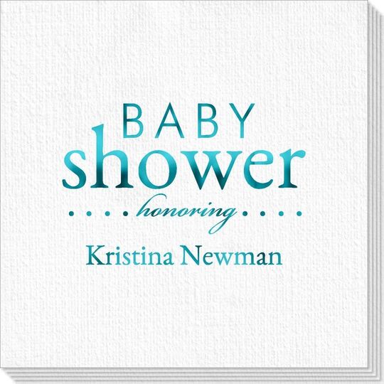 Baby Shower Honoring Deville Napkins